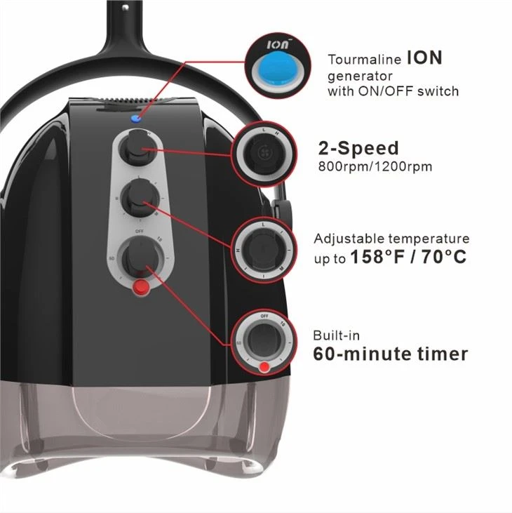 ADJUSTAVLE WALL-MOUNT EDITION BONNET HAIR DRYER